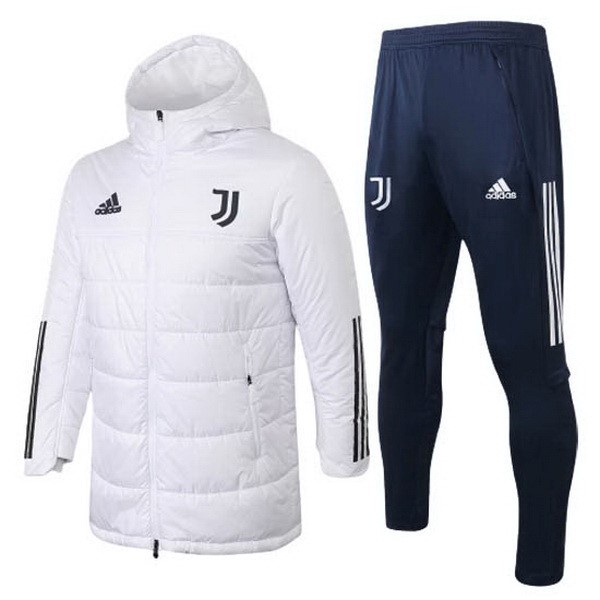 Giù Giacca Calcio Juventus Set Completo 20/21 Bianco